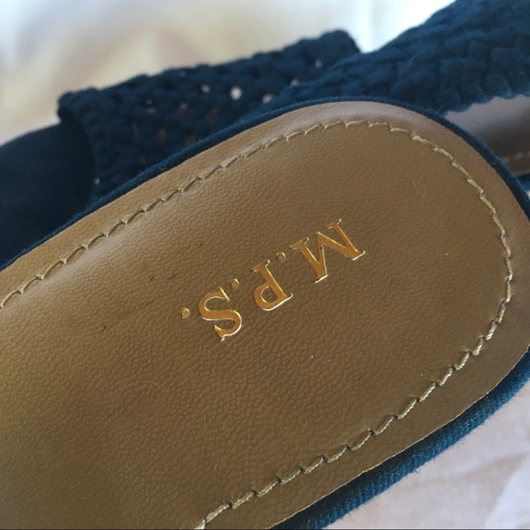 M.P.S. Wedge Open Toe Shoes - Picture 5 of 8